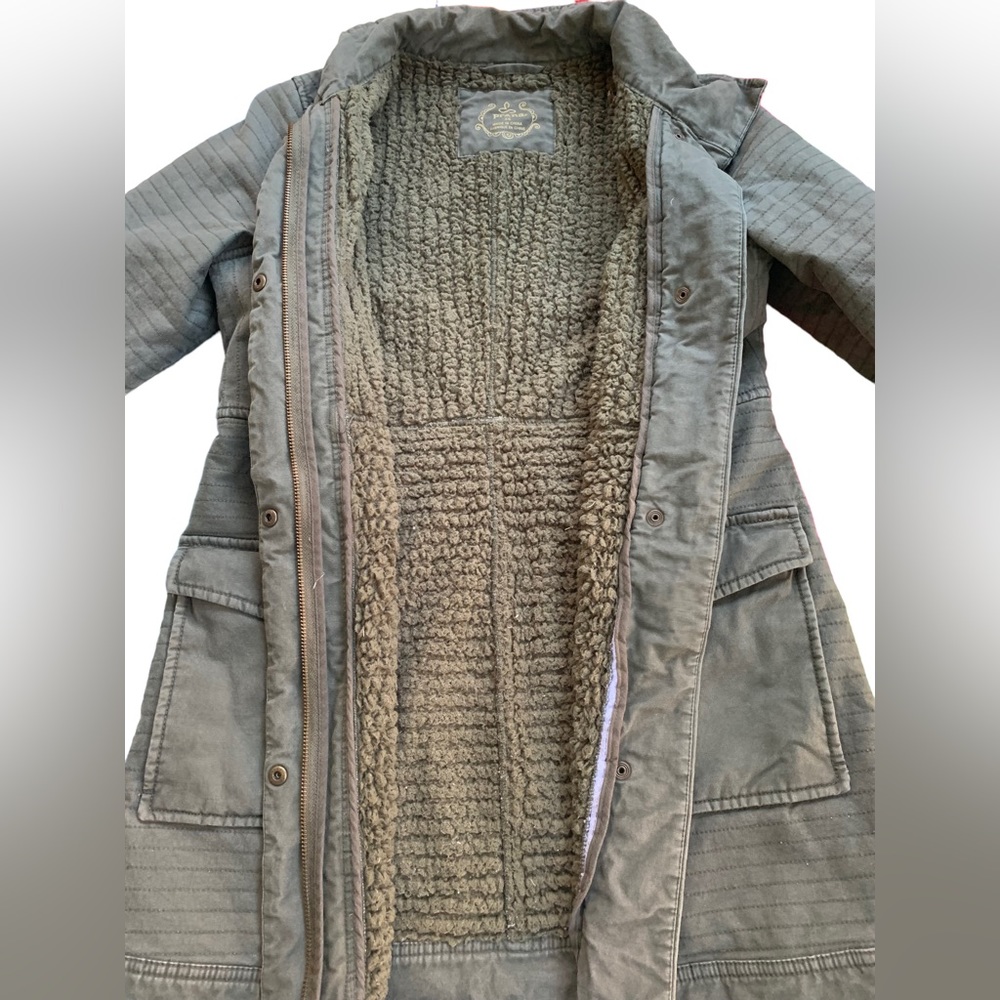 Prana Sherpa fleece lined coat